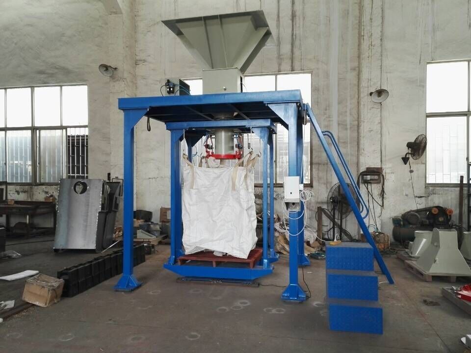 Customized Big Bag Filling Machine , Block / Cement Bagging Plant